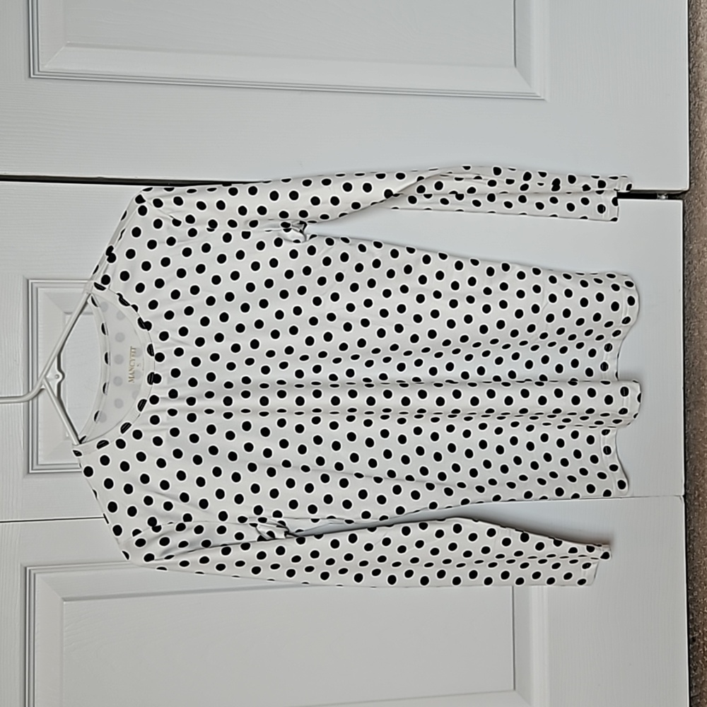 Polka dot long sleeve thermal